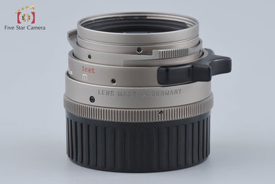 [Used] Leica SUMMILUX-M 35mm f/1.4 Titanium Overhauled in April 2026