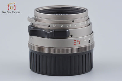 [Used] Leica SUMMILUX-M 35mm f/1.4 Titanium Overhauled in April 2026