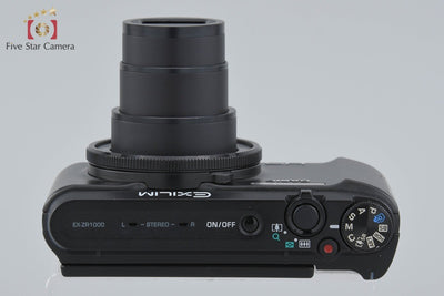 Used: CASIO Casio HIGH SPEED EXILIM EX-ZR1000 Black Compact Digital Camera