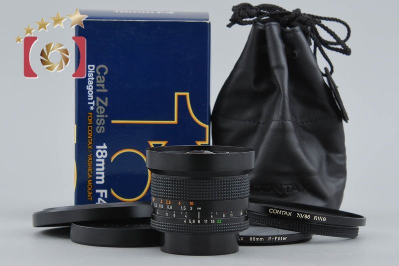中古】CONTAX コンタックス Carl Zeiss Distagon 18mm f/4 T* MMJ 元箱
