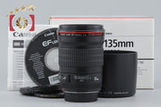 [Used] Canon EF 135mm f/2 L USM with Original Box