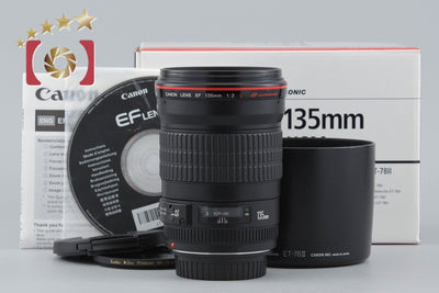 [Used] Canon EF 135mm f/2 L USM with Original Box