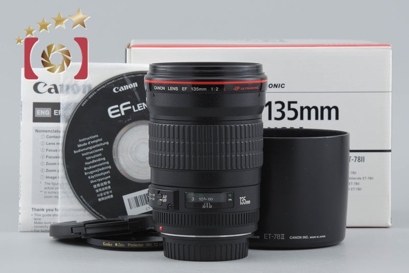 [Used] Canon EF 135mm f/2 L USM with Original Box