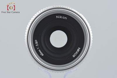 [Used] Nikon Nikkor Ai-S 45mm f/2.8 P Silver with Original Box