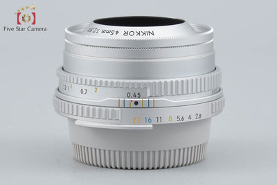[Used] Nikon Nikkor Ai-S 45mm f/2.8 P Silver with Original Box