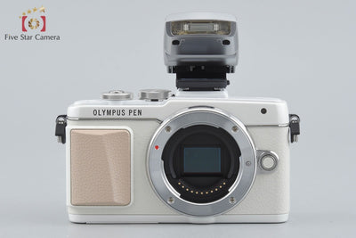 【中古】OLYMPUS オリンパス PEN Lite E-PL7 EZ ダブルズームキット ホワイト シャッター回数僅少 元箱付き