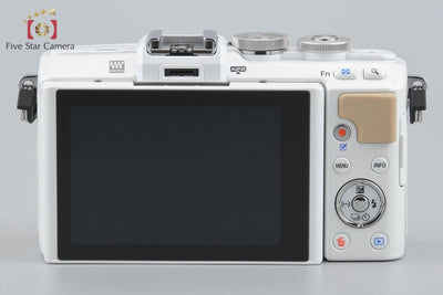 【中古】OLYMPUS オリンパス PEN Lite E-PL7 EZ ダブルズームキット ホワイト シャッター回数僅少 元箱付き
