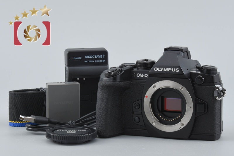 【中古】OLYMPUS オリンパス OM-D E-M1 ブラック ミラーレス一眼カメラ シャッター回数僅少