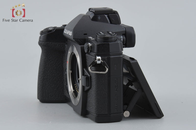 【中古】OLYMPUS オリンパス OM-D E-M1 ブラック ミラーレス一眼カメラ シャッター回数僅少 - 4枚目