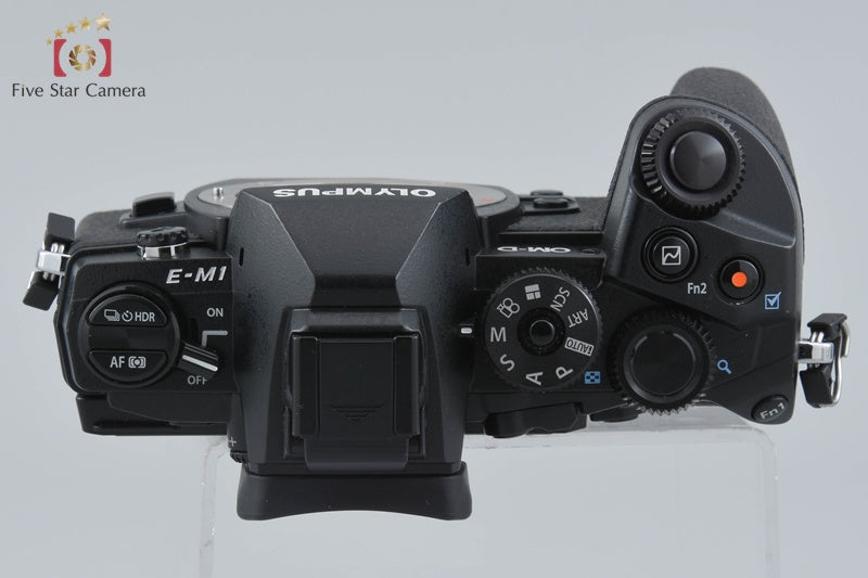 【中古】OLYMPUS オリンパス OM-D E-M1 ブラック ミラーレス一眼カメラ シャッター回数僅少 - 5枚目