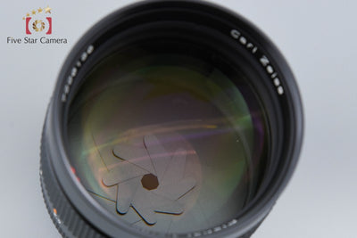 [Used] CONTAX Carl Zeiss Planar 85mm f/1.4 T* MMJ with original box