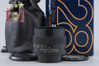 [Used] CONTAX Carl Zeiss Distagon 28mm f/2.8 T* MMJ with original box