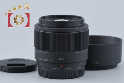 [Used] Panasonic LUMIX G 25mm f/1.7 ASPH. H-H025 Black