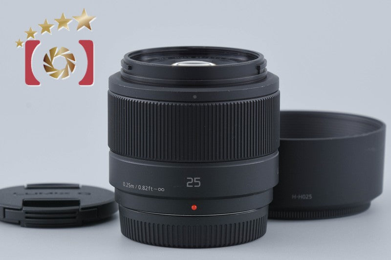 [Used] Panasonic LUMIX G 25mm f/1.7 ASPH. H-H025 Black