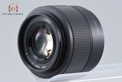 [Used] Panasonic LUMIX G 25mm f/1.7 ASPH. H-H025 Black