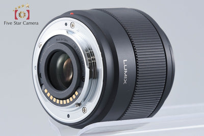 [Used] Panasonic LUMIX G 25mm f/1.7 ASPH. H-H025 Black