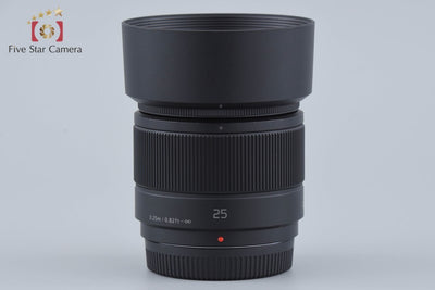 [Used] Panasonic LUMIX G 25mm f/1.7 ASPH. H-H025 Black