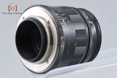 Used] Voigtlander COLOR-HELIAR 75mm f/2.5 MC Black L39 Leica Screw Mount Overhauled April 2026