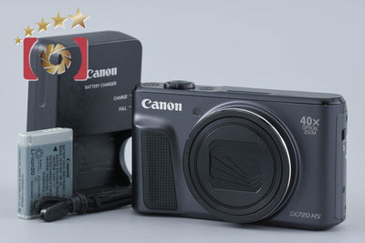 [Used] Canon PowerShot SX720 HS Black Compact Digital Camera