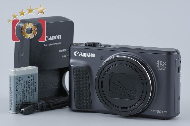 [Used] Canon PowerShot SX720 HS Black Compact Digital Camera