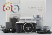 [Used] OLYMPUS PEN E-PL9 Black EZ Double Zoom Kit, low shutter count, with original box
