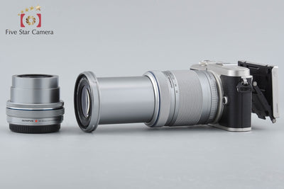 [Used] OLYMPUS PEN E-PL9 Black EZ Double Zoom Kit, low shutter count, with original box