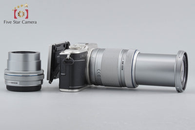 [Used] OLYMPUS PEN E-PL9 Black EZ Double Zoom Kit, low shutter count, with original box