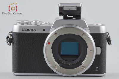 【中古】Panasonic パナソニック LUMIX DMC-GF7 シルバー + LUMIX G VARIO 12-32mm f/3.5-5.6 ASPH. MEGA O.I.S. H-FS12032 シャッター回数僅少