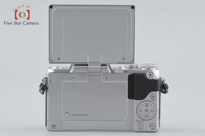【中古】Panasonic パナソニック LUMIX DMC-GF7 シルバー + LUMIX G VARIO 12-32mm f/3.5-5.6 ASPH. MEGA O.I.S. H-FS12032 シャッター回数僅少