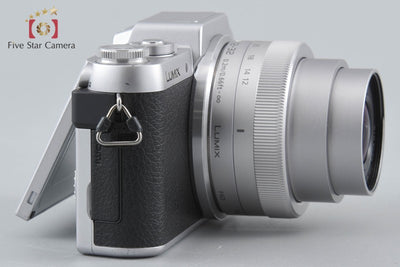 【中古】Panasonic パナソニック LUMIX DMC-GF7 シルバー + LUMIX G VARIO 12-32mm f/3.5-5.6 ASPH. MEGA O.I.S. H-FS12032 シャッター回数僅少