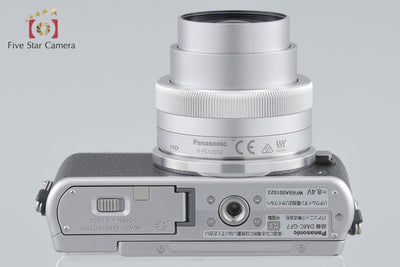 【中古】Panasonic パナソニック LUMIX DMC-GF7 シルバー + LUMIX G VARIO 12-32mm f/3.5-5.6 ASPH. MEGA O.I.S. H-FS12032 シャッター回数僅少