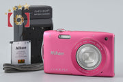 Used: Nikon COOLPIX S3300 Strawberry Pink Compact Digital Camera