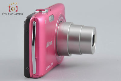 Used: Nikon COOLPIX S3300 Strawberry Pink Compact Digital Camera