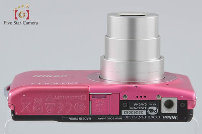 Used: Nikon COOLPIX S3300 Strawberry Pink Compact Digital Camera