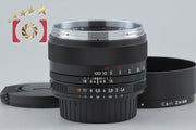 [Used] Carl Zeiss Planar 50mm f/1.4 ZF.2 T* for Nikon