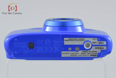 [Used] Nikon COOLPIX W100 Blue Compact Digital Camera