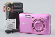 [Used] Nikon COOLPIX S3700 Pink Compact Digital Camera