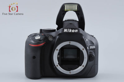 【中古】Nikon ニコン D5200 18-55 VR レンズキット ブラック シャッター回数僅少
