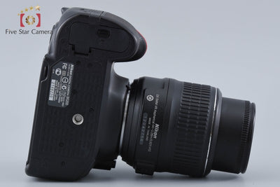 【中古】Nikon ニコン D5200 18-55 VR レンズキット ブラック シャッター回数僅少