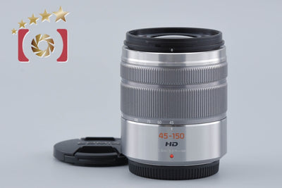 [Used] Panasonic LUMIX G VARIO 45-150mm f/4-5.6 ASPH. MEGA O.I.S. H-FS45150 Silver