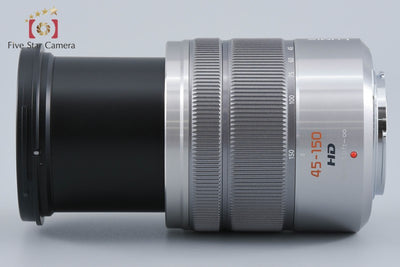 [Used] Panasonic LUMIX G VARIO 45-150mm f/4-5.6 ASPH. MEGA O.I.S. H-FS45150 Silver