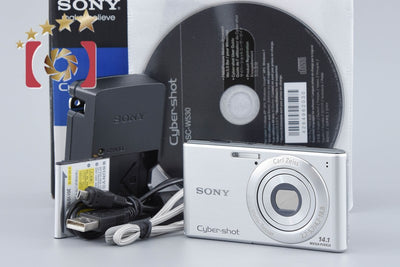 [Used] SONY Sony Cyber-shot DSC-W530 Silver Compact Digital Camera with Original Box