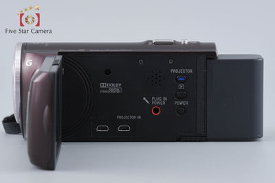 【中古】SONY ソニー HDR-PJ390 ボルドーブラウン デジタルビデオカメラ