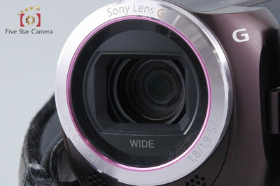 【中古】SONY ソニー HDR-PJ390 ボルドーブラウン デジタルビデオカメラ