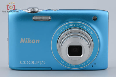 [Used] Nikon COOLPIX S3100 Casual Blue Compact Digital Camera