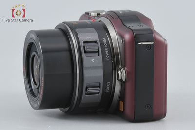 【中古】Panasonic パナソニック LUMIX DMC-GF3 センシュアルブラウン + LUMIX G X VARIO PZ 14-42mm f/3.5-5.6 ASPH. POWER O.I.S ブラック H-PS14042