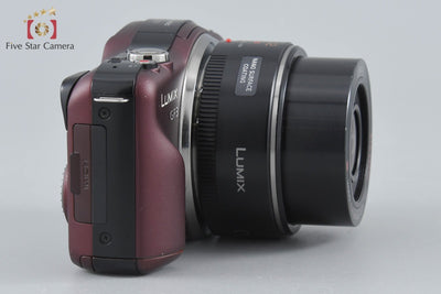 【中古】Panasonic パナソニック LUMIX DMC-GF3 センシュアルブラウン + LUMIX G X VARIO PZ 14-42mm f/3.5-5.6 ASPH. POWER O.I.S ブラック H-PS14042