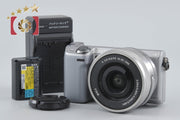 【中古】SONY ソニー α NEX-5R パワーズームレンズキット シルバー 多言語対応