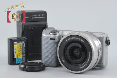 【中古】SONY ソニー α NEX-5R パワーズームレンズキット シルバー 多言語対応