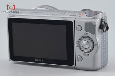 【中古】SONY ソニー α NEX-5R パワーズームレンズキット シルバー 多言語対応